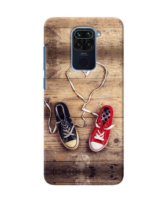 Shoelace Heart Redmi Note 9 Back Cover