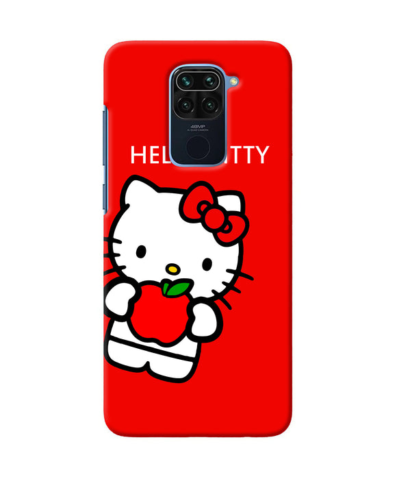 Hello Kitty Red Redmi Note 9 Back Cover