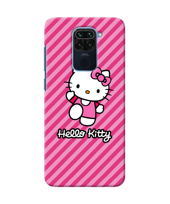 Hello Kitty Pink Redmi Note 9 Back Cover