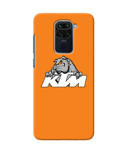 Ktm Dog Logo Redmi Note 9 Back Cover