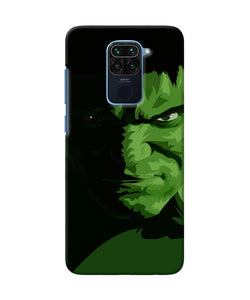 Hulk Green Painting Redmi Note 9 Back Cover