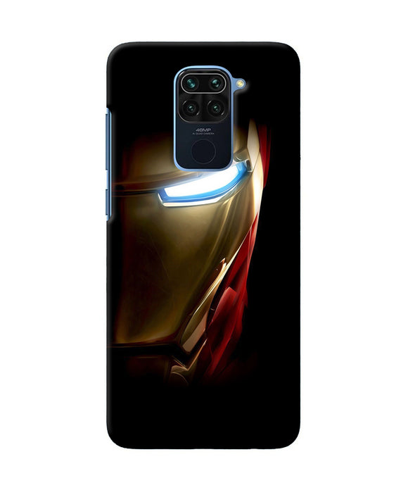 Ironman Half Face Redmi Note 9 Back Cover