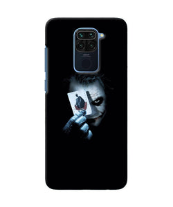 Joker Dark Knight Card Redmi Note 9 Back Cover