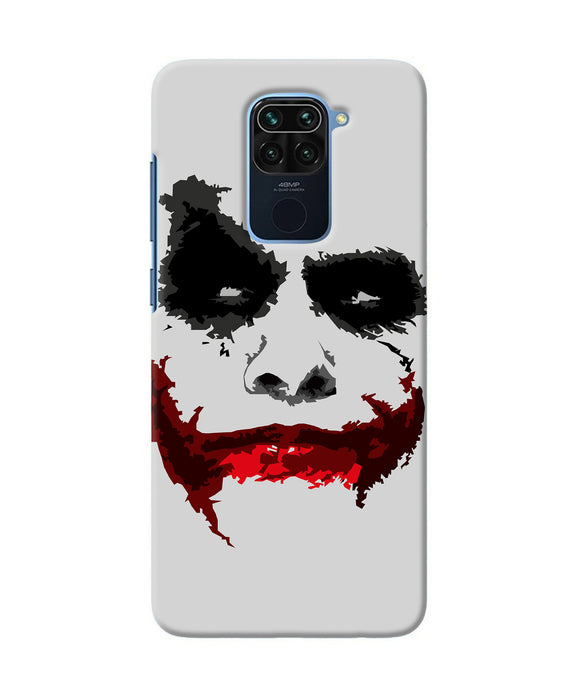 Joker Dark Knight Red Smile Redmi Note 9 Back Cover