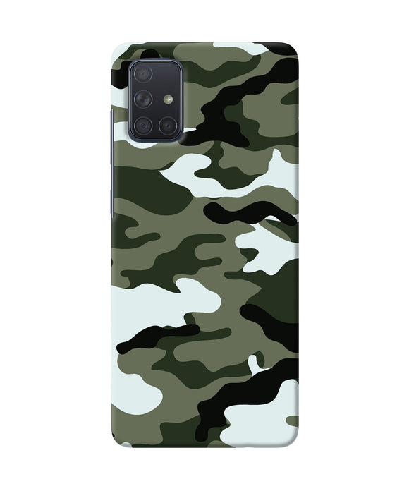 Camouflage Samsung A71 Back Cover