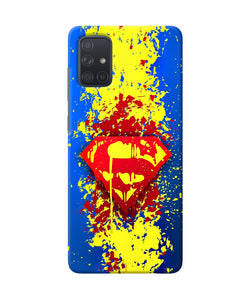 Superman Logo Samsung A71 Back Cover