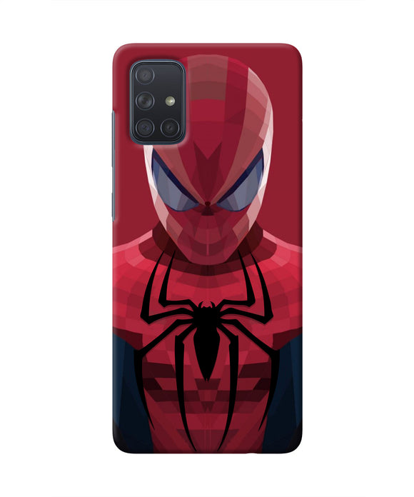 Spiderman Art Samsung A71 Real 4D Back Cover
