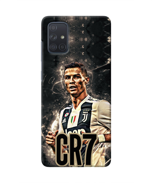 CR7 Dark Samsung A71 Real 4D Back Cover