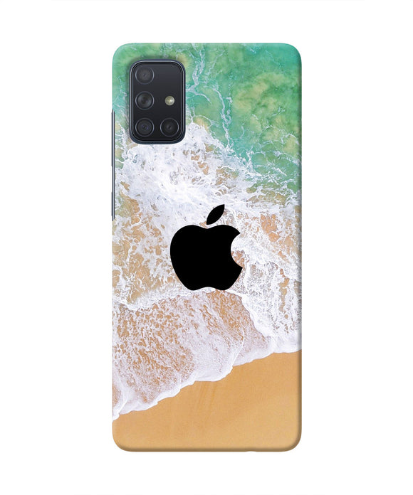 Apple Ocean Samsung A71 Real 4D Back Cover