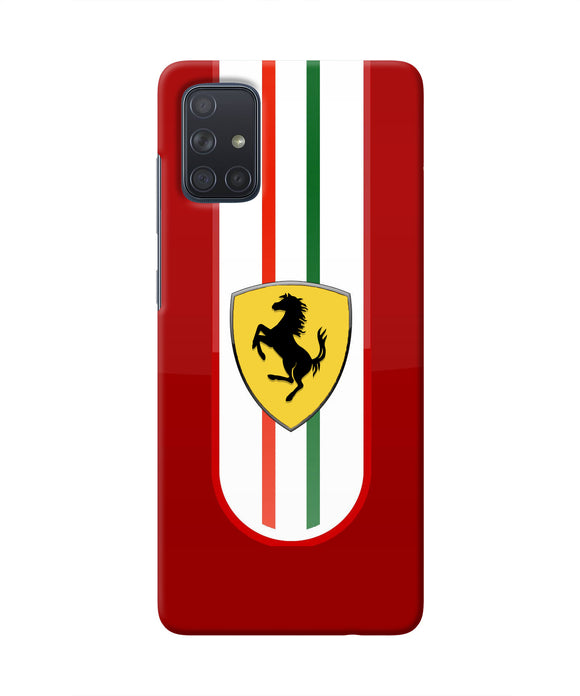 Ferrari Art Samsung A71 Real 4D Back Cover