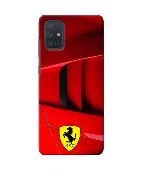 Ferrari Car Samsung A71 Real 4D Back Cover