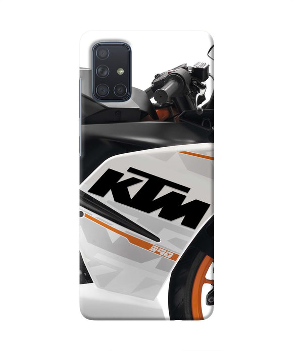KTM Bike Samsung A71 Real 4D Back Cover