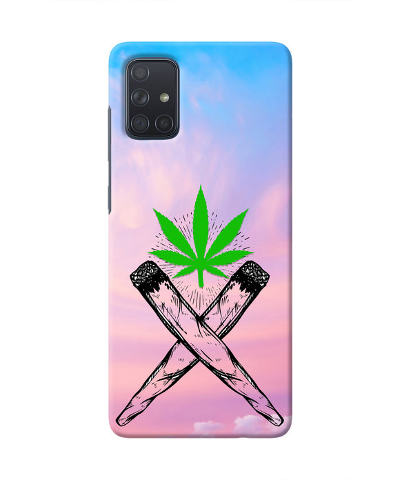 Weed Dreamy Samsung A71 Real 4D Back Cover