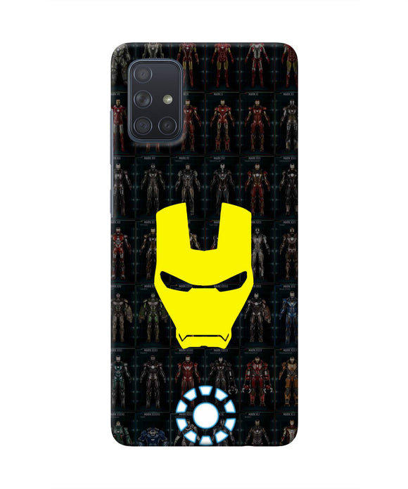 Iron Man Suit Samsung A71 Real 4D Back Cover