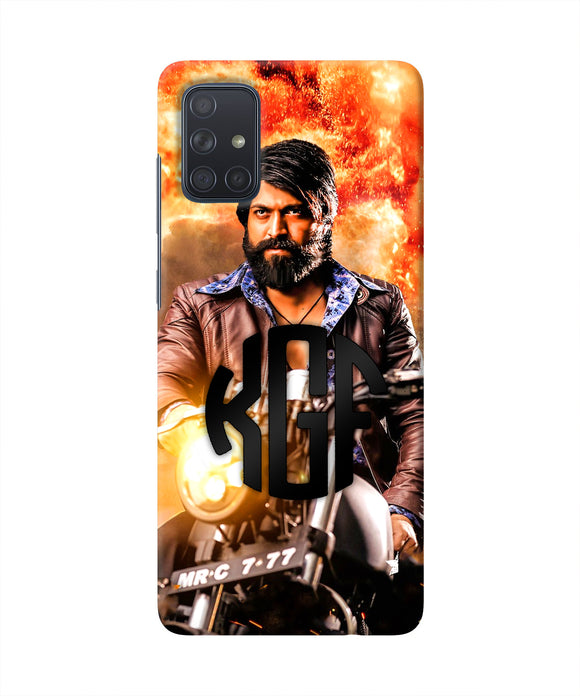 Rocky Bhai on Bike Samsung A71 Real 4D Back Cover