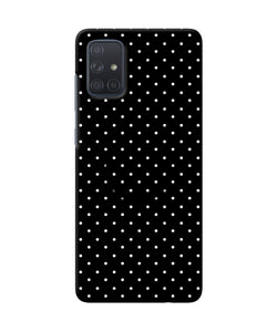 White Dots Samsung A71 Pop Case
