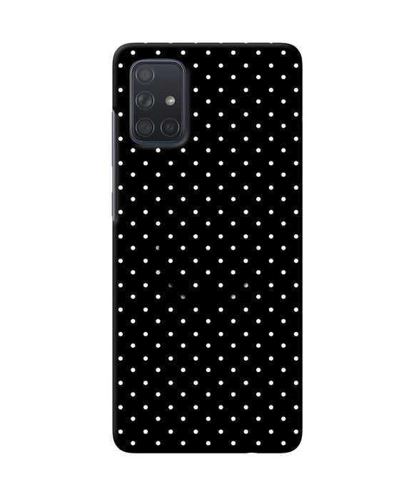 White Dots Samsung A71 Pop Case