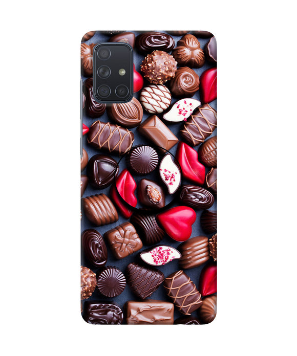 Chocolates Samsung A71 Pop Case