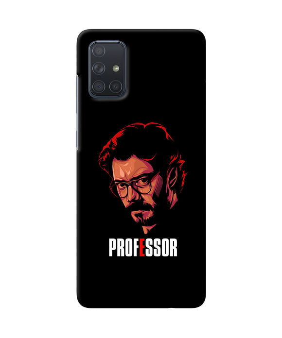 Money Heist Professor Sketch Samsung A71 Back Cover