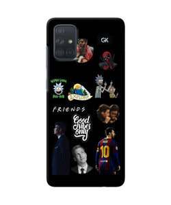 Positive Characters Samsung A71 Back Cover