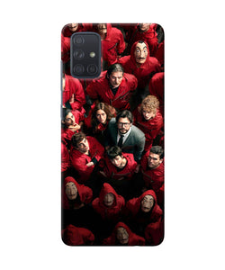 Money Heist Professor with Hostages Samsung A71 Back Cover