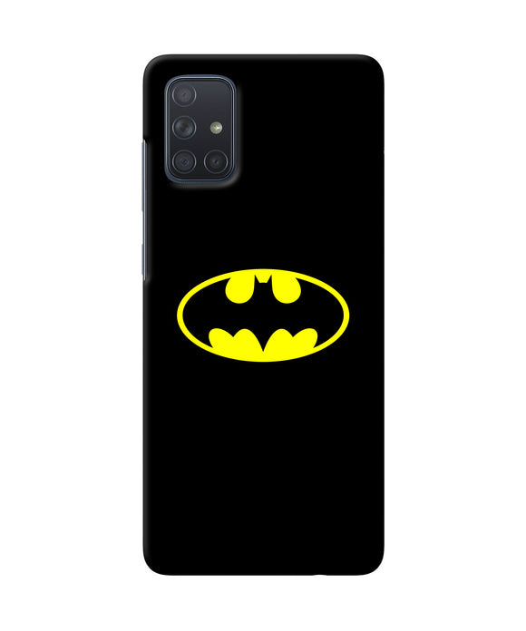 Batman Last Knight Print Black Samsung A71 Back Cover
