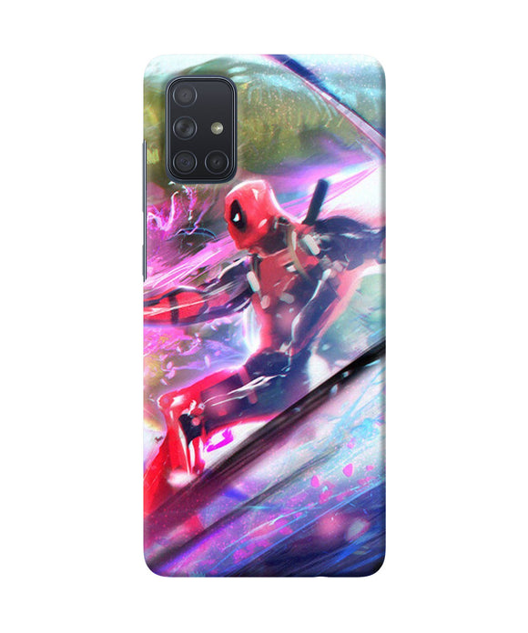 Deadpool Super Hero Samsung A71 Back Cover