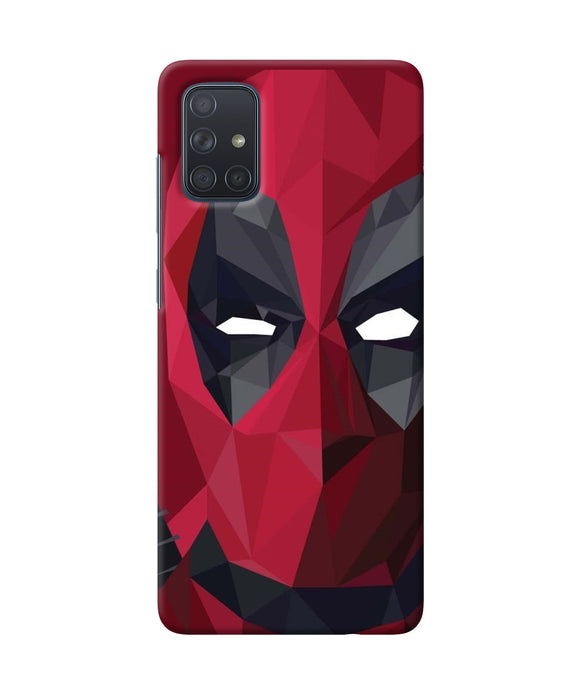 Abstract Deadpool Mask Samsung A71 Back Cover