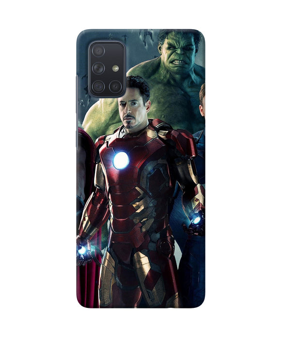 Ironman Hulk Space Samsung A71 Back Cover