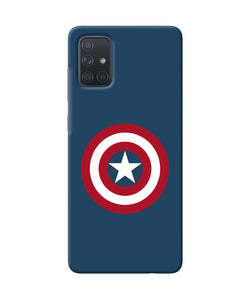 Captain America Logo Samsung A71 Back Cover