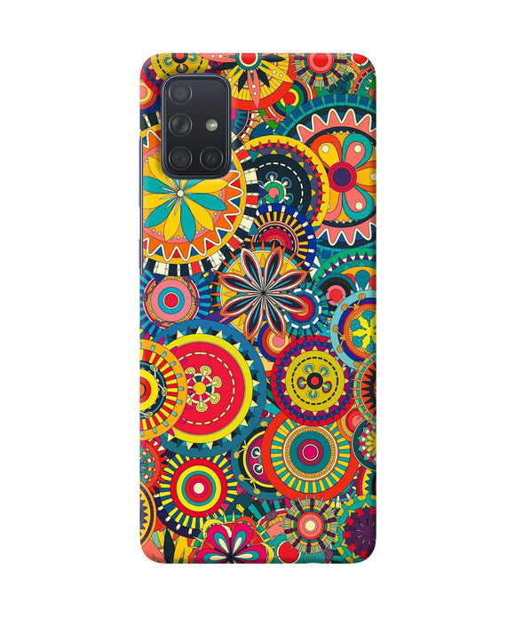 Colorful Circle Pattern Samsung A71 Back Cover
