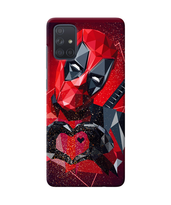 Deadpool Love Samsung A71 Back Cover