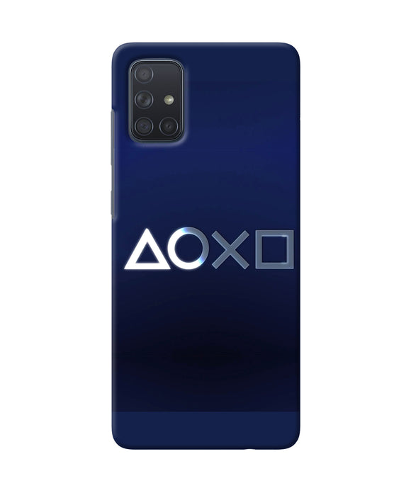 Aoxo Logo Samsung A71 Back Cover