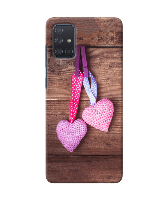 Two Gift Hearts Samsung A71 Back Cover