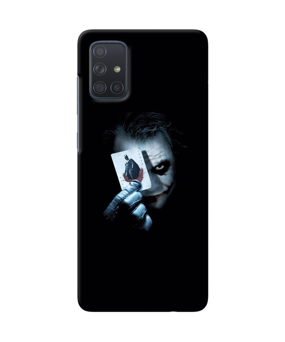 Joker Dark Knight Card Samsung A71 Back Cover