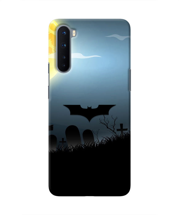 Batman Scary cemetry Oneplus Nord Real 4D Back Cover