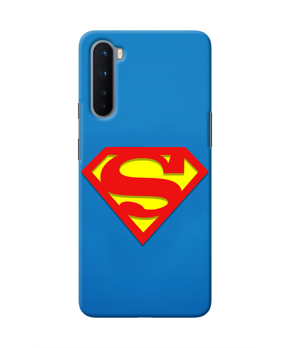 Superman Blue Oneplus Nord Real 4D Back Cover