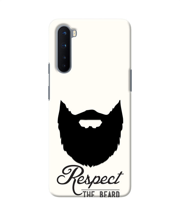 Respect the Beard Oneplus Nord Real 4D Back Cover