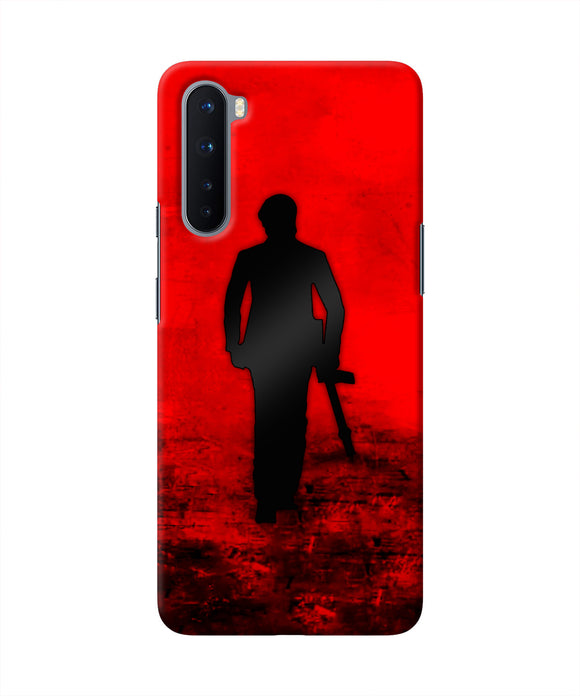 Rocky Bhai with Gun Oneplus Nord Real 4D Back Cover