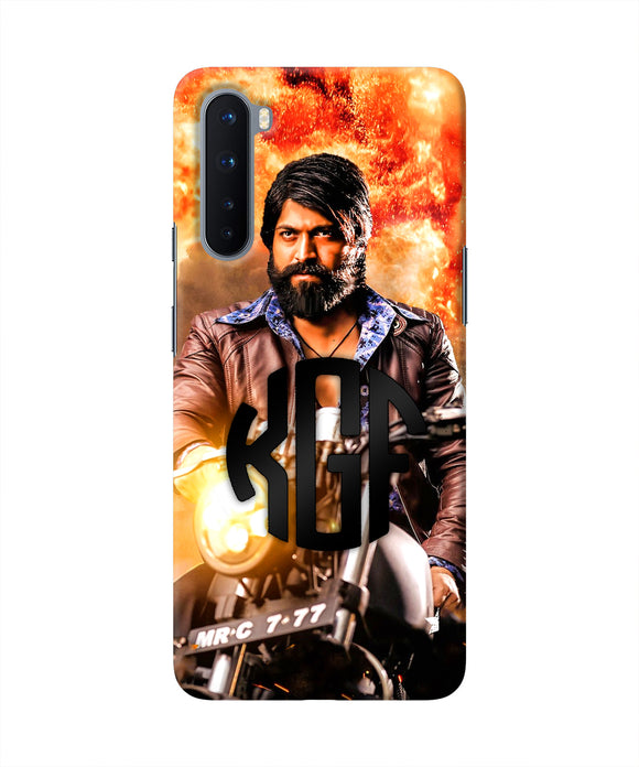 Rocky Bhai on Bike Oneplus Nord Real 4D Back Cover
