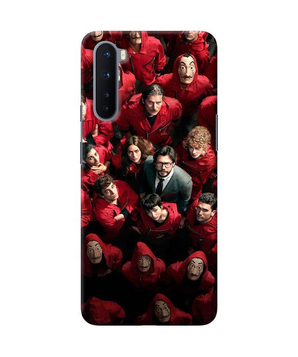 Money Heist Professor with Hostages Oneplus Nord Back Cover