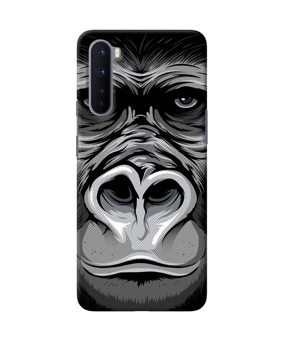 Black Chimpanzee Oneplus Nord Back Cover