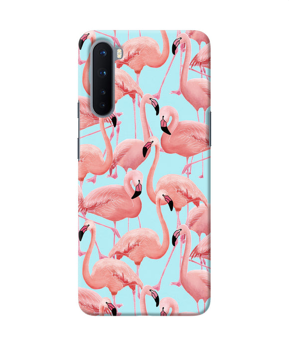 Abstract Sheer Bird Print Oneplus Nord Back Cover