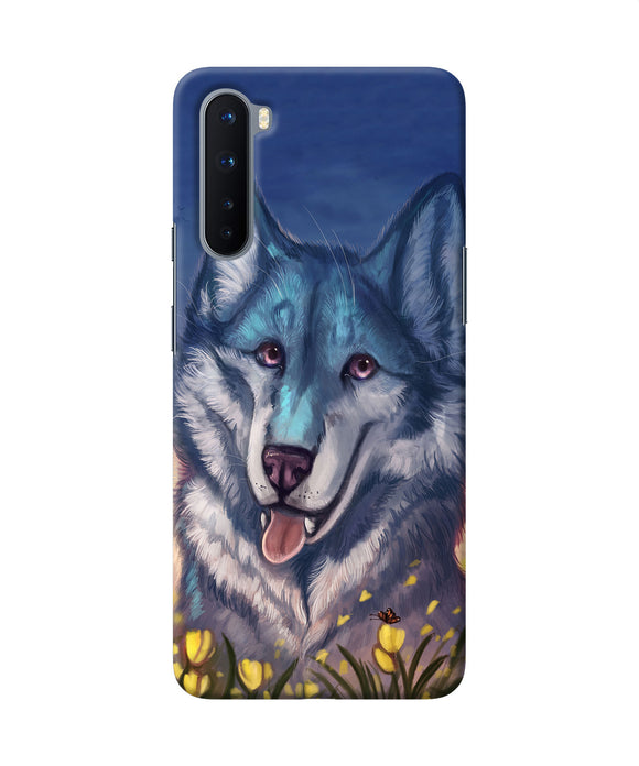 Cute Wolf Oneplus Nord Back Cover