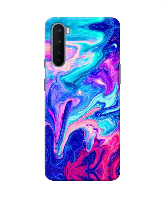 Abstract Colorful Water Oneplus Nord Back Cover