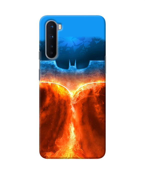 Burning Batman Logo Oneplus Nord Back Cover