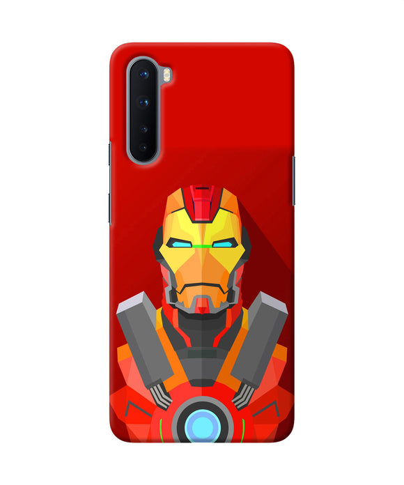 Ironman Print Oneplus Nord Back Cover