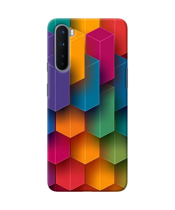 Abstract Rectangle Print Oneplus Nord Back Cover