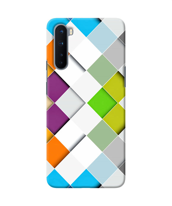 Abstract Color Box Oneplus Nord Back Cover