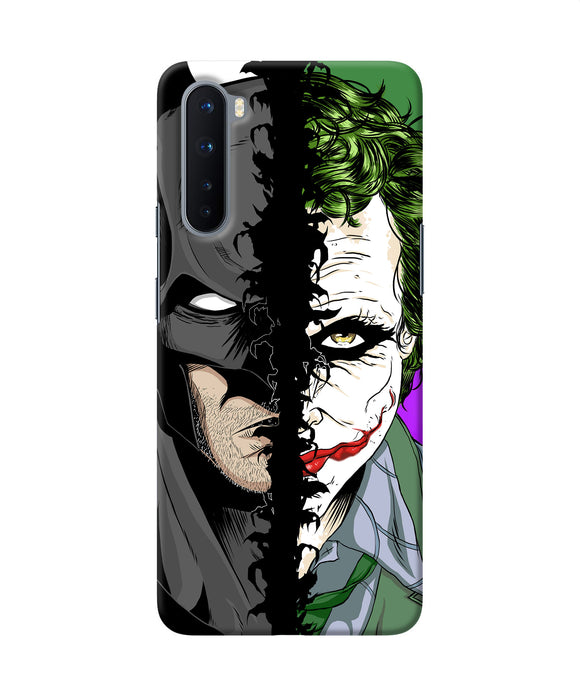 Batman Vs Joker Half Face Oneplus Nord Back Cover